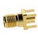 Socket | RP-SMA | male | straight | THT | on PCBs | PTFE | gold-plated image 3