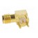 Socket | SMA | female | angled | 50Ω | THT | on PCBs | PTFE | gold-plated image 3
