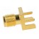 Socket | SMA | female | card edge,middle board mount | horizontal фото 3