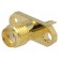 Socket | SMA | female | straight | soldering | gold-plated image 1