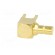 Socket | SMB | male | angled 90° | 50Ω | THT | on PCBs | PTFE | gold-plated image 7