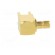Socket | SMB | male | angled 90° | 50Ω | THT | for cable | PTFE | Mat: brass image 7