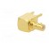 Socket | SMB | male | angled 90° | 50Ω | THT | for cable | PTFE | Mat: brass image 8