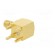 Socket | SMB | male | angled 90° | 50Ω | THT | for cable | PTFE | Mat: brass image 4
