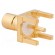 Socket | SMB | male | straight | 50Ω | THT | for cable | PTFE | gold-plated image 2