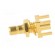 Socket | SMB | male | straight | 50Ω | THT | PTFE | gold-plated | Mat: brass image 4