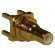 Socket | SMB | male | straight | 50Ω | THT | PTFE | gold-plated | Mat: brass image 2