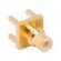 Socket | SMC | male | straight | 50Ω | THT | for cable | PTFE | gold-plated paveikslėlis 2