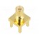 Socket | SMC | male | straight | 50Ω | THT | for cable | PTFE | gold-plated image 1