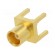 Socket | MCX | female | straight | 50Ω | THT | on PCBs | PTFE | gold-plated image 1