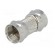 Coupler | F plug,both sides | straight | for cable фото 2