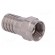 Plug | F | male | straight | 75Ω | RG6 | crimped (hex) | for cable image 8