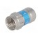 Plug | F | male | straight | RG6 | 7.1mm | push-in | for cable image 2