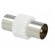 Coupler | coaxial 9.5mm plug,both sides | straight image 4