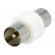 Coupler | coaxial 9.5mm plug,both sides | straight image 1