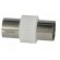 Coupler | coaxial 9.5mm socket,both sides | straight image 7