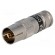 Plug | coaxial 9.5mm (IEC 169-2) | female | RG6 | compression image 1