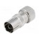 Plug | coaxial 9.5mm (IEC 169-2) | female | straight | for cable фото 1