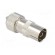Plug | coaxial 9.5mm (IEC 169-2) | female | straight | for cable фото 8
