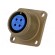 Connector: circular | Series: 97 | socket | female | PIN: 4 | soldering paveikslėlis 1