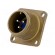 Connector: circular | Series: 97 | socket | male | PIN: 3 | silver plated image 1