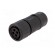 Connector: circular | plug | for cable | PIN: 8 | female | w/o contacts image 2