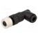Connector: M8 | female | PIN: 3 | angled 90° | for cable | plug | E | 4A image 1