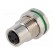 Connector: M8 | female | PIN: 3 | for panel mounting,front side nut image 1