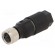 Connector: M8 | female | PIN: 3 | straight | for cable | plug | 4A | 40V фото 1