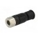 Connector: M8 | female | PIN: 3 | straight | for cable | plug | 4A | IP67 paveikslėlis 2