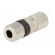 Connector: M8 | female | PIN: 3 | straight | for cable | plug | 4A | IP68 image 6