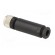 Connector: M8 | female | PIN: 4 | straight | for cable | plug | 4A | IP67 paveikslėlis 4