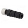Connector: M8 | female | PIN: 4 | straight | for cable | plug | E | 4A | IP67 paveikslėlis 4