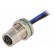 Connector: M8 | female | PIN: 5 | for panel mounting,front side nut paveikslėlis 2