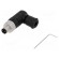 Connector: M8 | male | PIN: 3 | angled 90° | for cable | plug | 4A | IP67 image 1