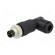 Connector: M8 | male | PIN: 3 | angled 90° | for cable | plug | E | 3A | IP67 image 2