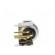 Connector: M8 | male | PIN: 3 | angled 90° | socket | 4A | IP68 | 30V | metal image 5