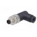 Connector: M8 | male | PIN: 3 | angled 90° | unshielded | for cable | plug paveikslėlis 2