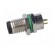 Connector: M8 | male | PIN: 3 | for panel mounting,front side nut image 3