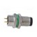 Connector: M8 | male | PIN: 3 | for panel mounting,front side nut image 7