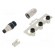 Connector: M8 | male | PIN: 3 | straight | for cable | plug | 4A | IP65,IP67 image 1