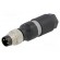 Connector: M8 | male | PIN: 3 | straight | for cable | plug | 4A | IP65/IP67 фото 1