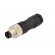 Connector: M8 | male | PIN: 3 | straight | for cable | plug | 4A | IP67 | 60V image 2