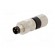 Connector: M8 | male | PIN: 3 | straight | for cable | plug | IP68 | 75V image 2