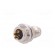 Connector: M8 | male | PIN: 3 | for panel mounting,front side nut image 6