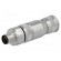 Connector: M8 | male | PIN: 4 | straight | shielded | for cable | plug paveikslėlis 1