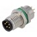 Connector: M8 | male | PIN: 5 | for panel mounting,front side nut фото 1
