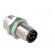 Connector: M8 | male | PIN: 5 | for panel mounting,front side nut paveikslėlis 8