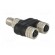 T adapter | M8 male,M8 female x2 | PIN: 4 | Y | 3A | IP68 | 60V image 4