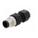 Plug | M12 | PIN: 4 | male | D code-Ethernet | for cable | soldering | IP68 фото 2